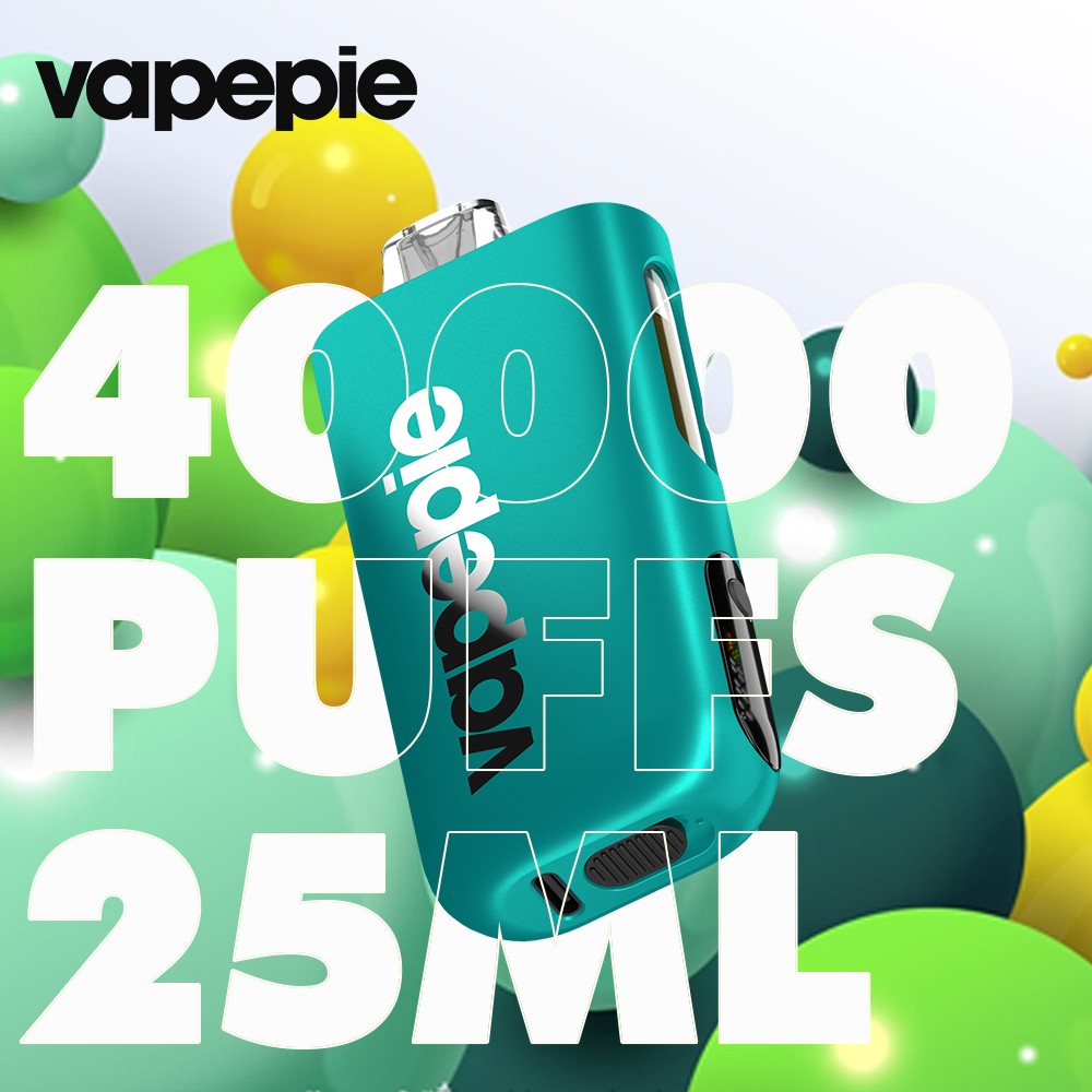 Vapepie Max 40000 slukkos eldobható vape | Látható e-folyadék ablak és hosszan tartó teljesítmény